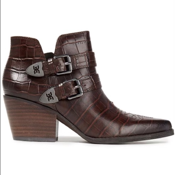 Sam Edelman Shoes | Nwt Sam Edelman Windsor Ankle Bootie | Color: Brown | Size: 8 | Pm-84354046's Closet